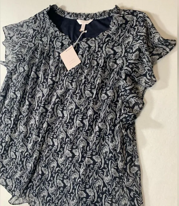 Lauren Conrad Blouse 2X Ladies Plus Floral Top NWT Shirt - Image 6