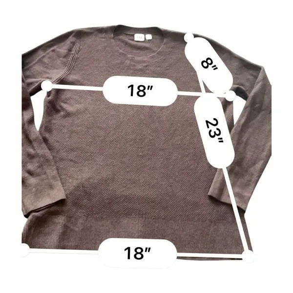Gap cotton brown Sweater size  S - Image 3
