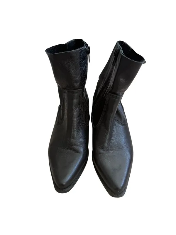 CHIO Womens Black Leather Ankle Boots Size 36 / 6 - Image 2