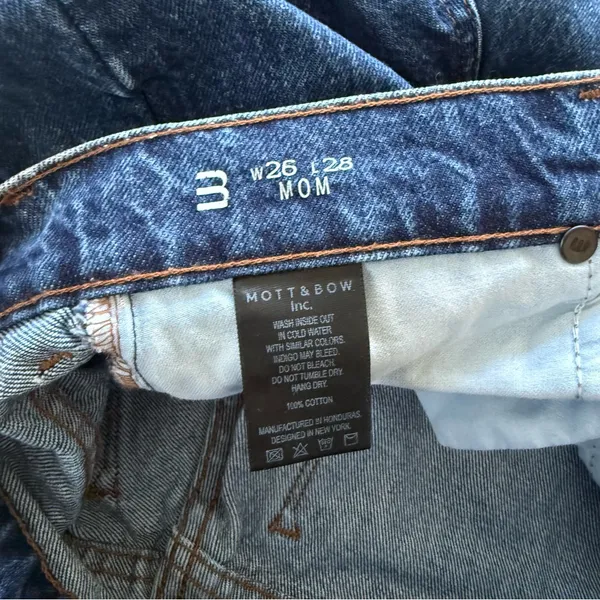MOTT & BOW Mom Jeans size 26x28 - Image 6