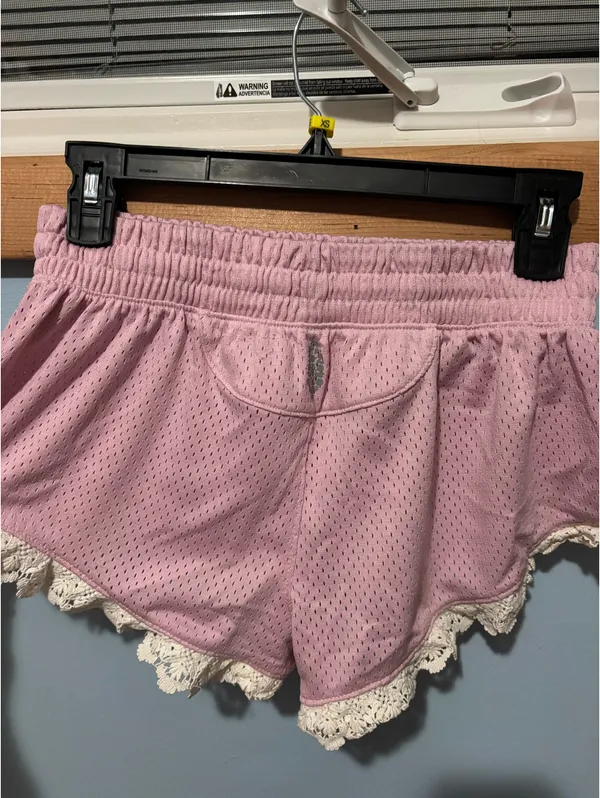 Free People Movement Tip Off Shorts Pink - Image 4