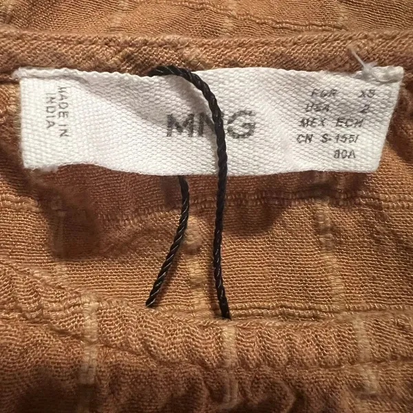 MNG Women’s Top Sz 2‎ Rust Brown - Image 3