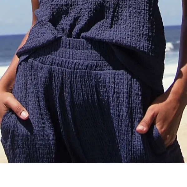 FREE PEOPLE BEACH Gia Pants in Midnight - Image 2