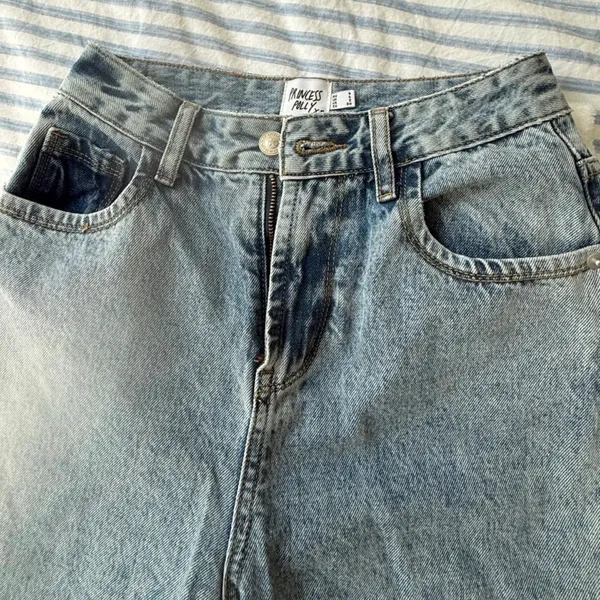 Princess Polly High-Waisted Jeans Straight-Leg - Image 2