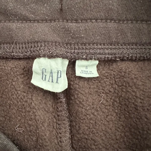 Gap Men’s Small Logo Sweatpants Joggers Brown - Image 4