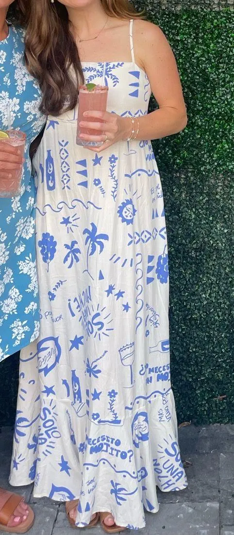 Paper Heart Maxi Dress - Image 2