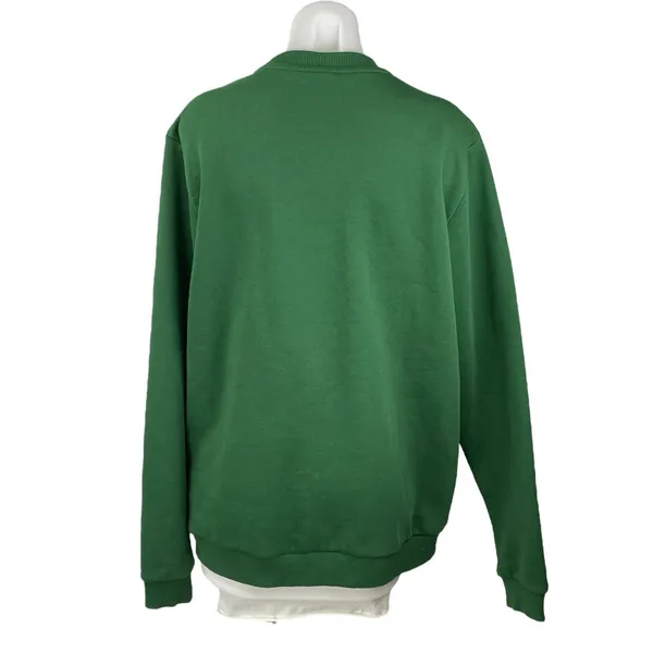 New Balance Women's Green Long Sleeve Crew Neck Sweater Sweatshirt Top Size M - Image 3