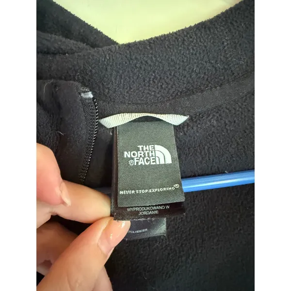The North Face Womens Black Full Zip Fleece Hoodie Jacket Small - Image 3
