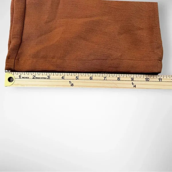 OPHELIA ROE Women's Camel‎ Brown Wide Leg Trousers Size Medium | NWT - Image 8