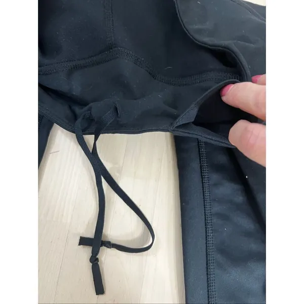 Nike Women Black Yoga Leggings Dri-FIT Fleece Size S Sportswear Athletic Gym - Image 9