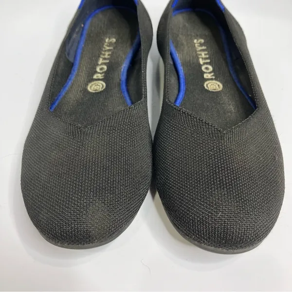 Rothy’s‎ black round toe flats ballet flats size 11.5 - Image 2