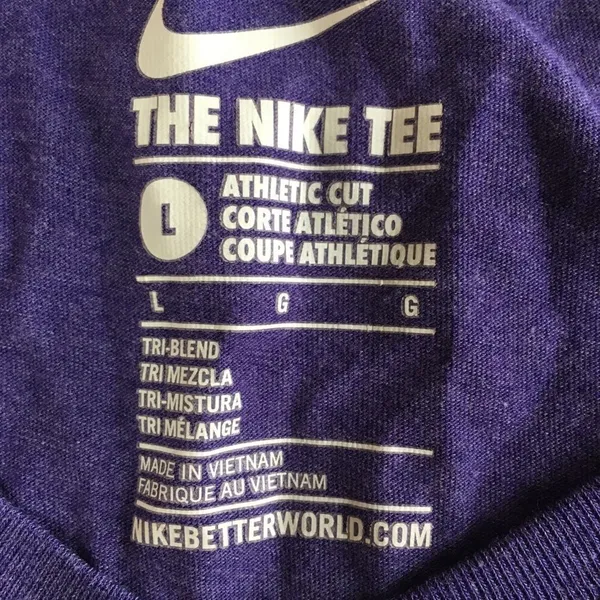 Nike Tigers LSU tigers short sleeve graphic shirt size large - Image 3