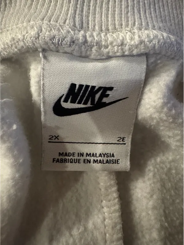 Nike Light Beige Athletic Shorts with Drawstring Waist - Image 4