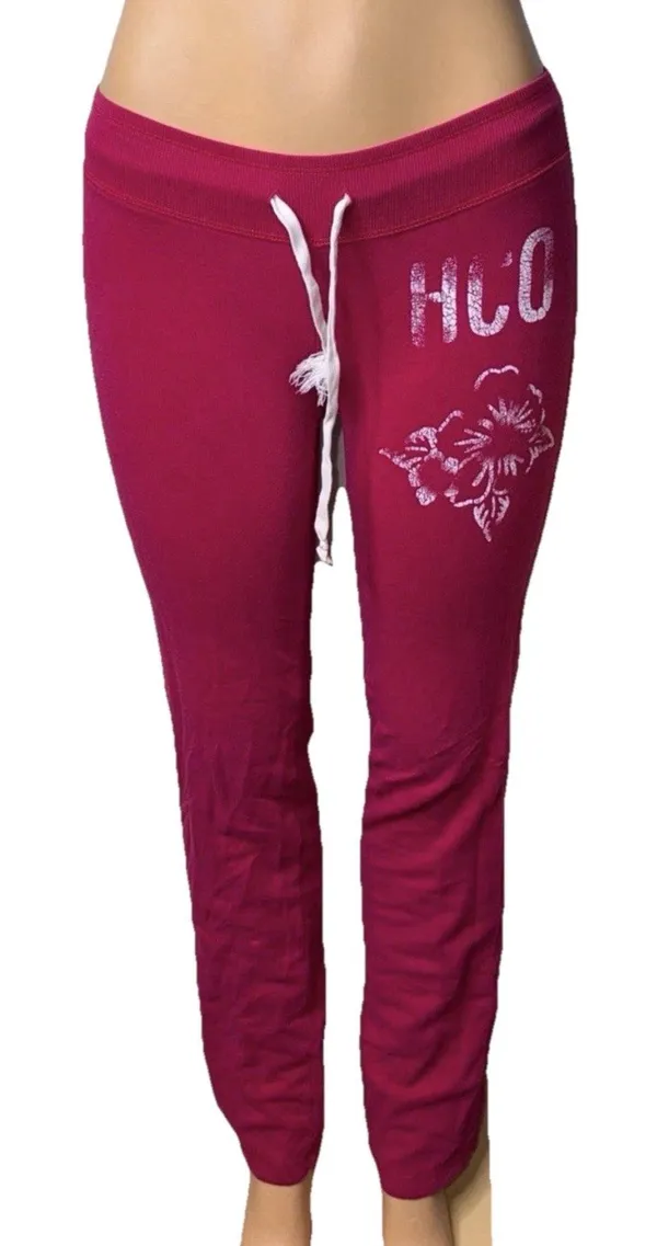 Y2K low rise sweatpants Pink - Image 2