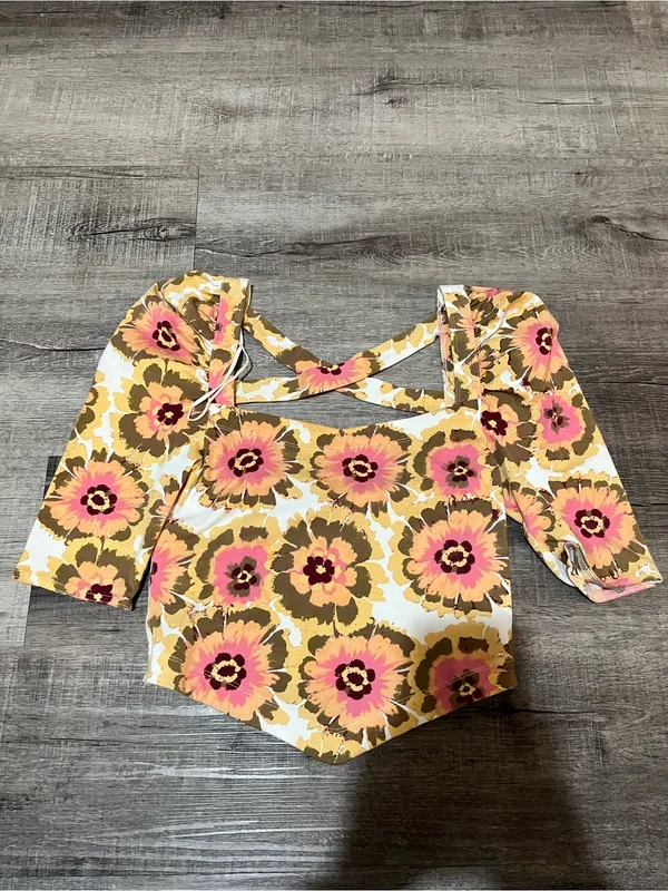 FREE PEOPLE Give Me More Top in Ivory Combo - Image 3