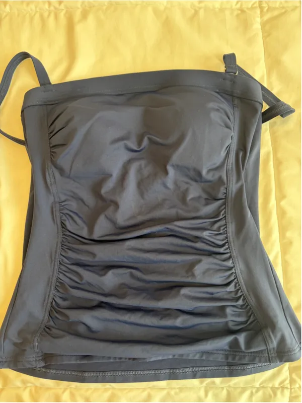 NWT Lands’ End Bandeau Tankini Top Size 2 XS Tummy Control Swimwear E2 - Image 10