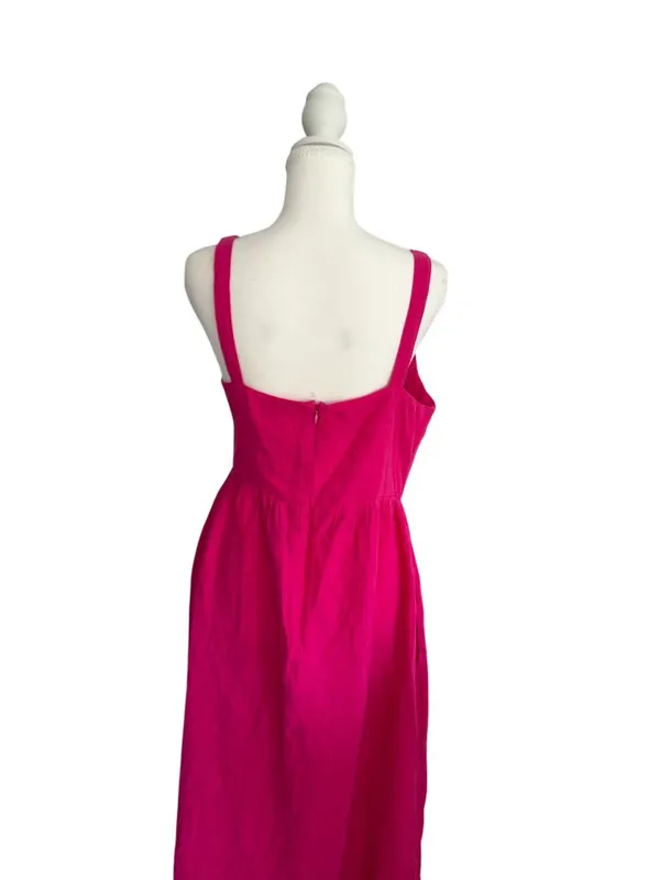 MONROW Pink Midi Length Sun Dress Size L NEW NWT - Image 6