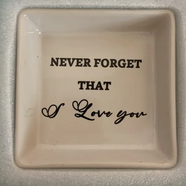 Breezy Valley To My Wife Ceramic Box & I Love You Heart Necklace In Gift Box NWT - Image 8