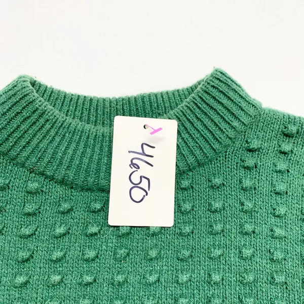 LEGO x‎ Target Popcorn Bobble Knit Sweater Womens Size XS Green Crewneck Limited - Image 2