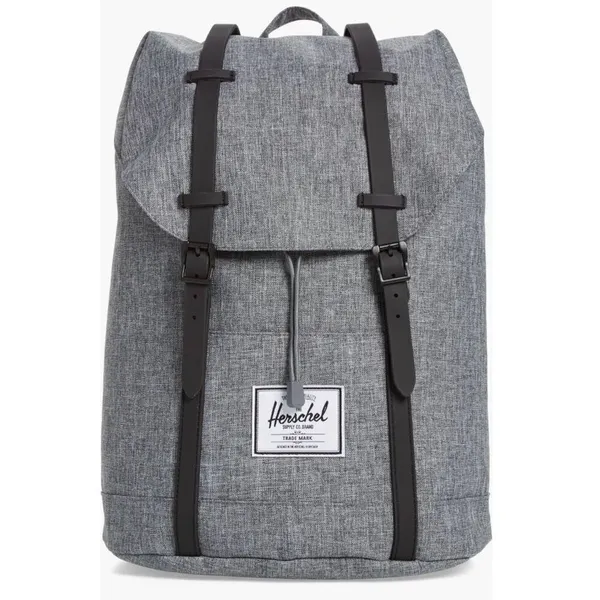 Herschel Supply Co. "Retreat' Little America Backpack,‎ Gray/Black NWT - Image 2