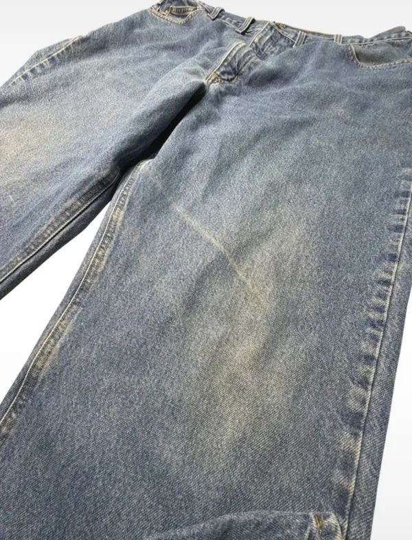 Carhartt B17 DST Relaxed Fit Jeans Men's 44×32 Vintage Blue Workwear - Image 4
