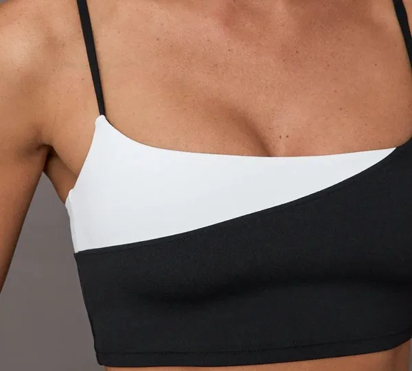 Carbon38 Spliced Colorblock Bra - Image 5