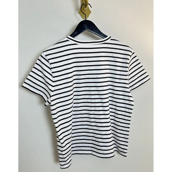 MADEWELL The Perfect Crewneck Tee in Allday Jersey in Roasted Chicory Size Large - Image 6