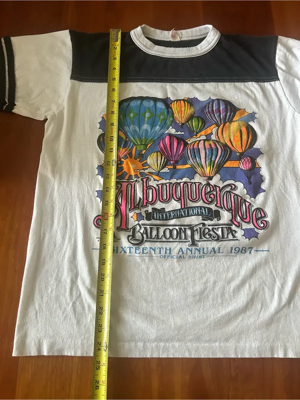 Vintage 80s Albuquerque Balloon Festival t-shirt Large - Image 6