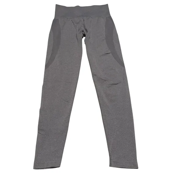 NVGTN Seamless Contour Leggings Light Gray Activewear Compressive Size M - Image 3
