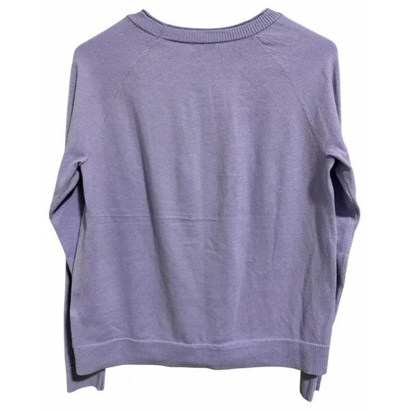 Smartwool Edgewood Colorblock‎ Crew Sweater Ultra Violet Women's Size Small - Image 2