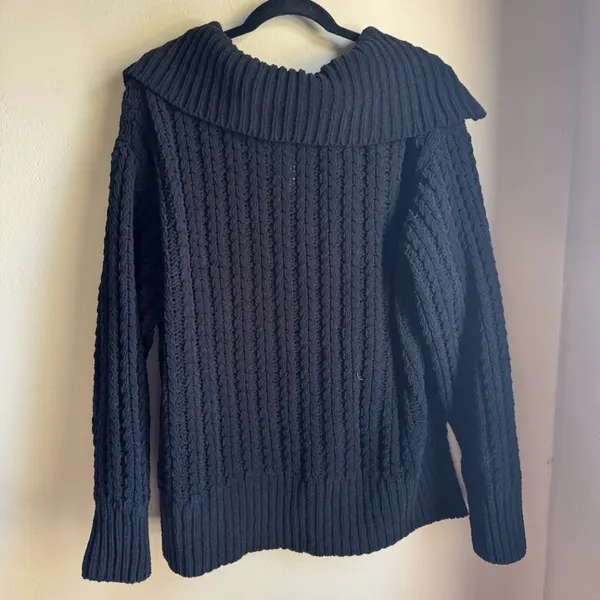 Aerie Cable Car Quarter Zip Sweater - Image 6