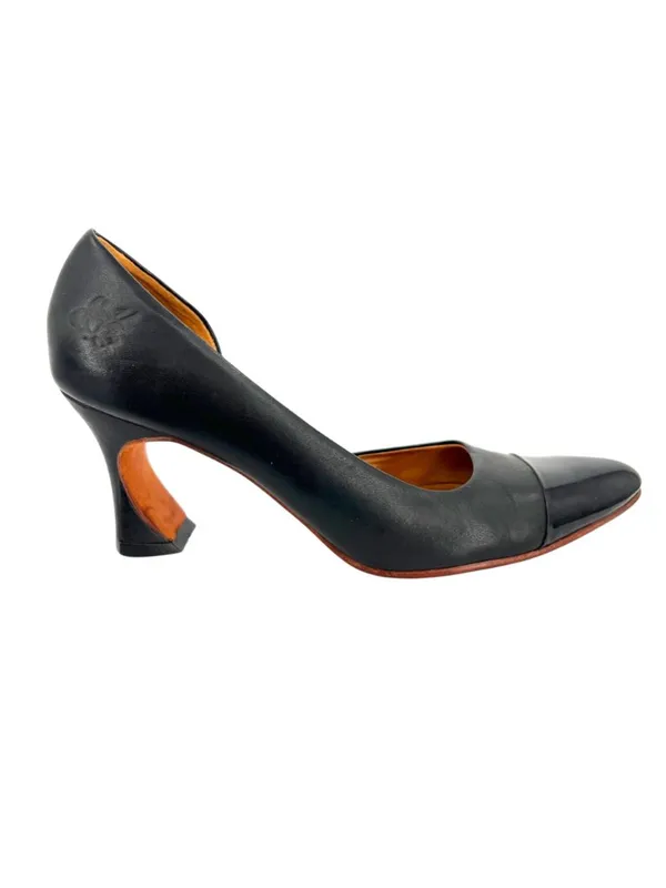 John Fluevog Earhart D'Orsay Pump Black Size 7.5 - Image 2