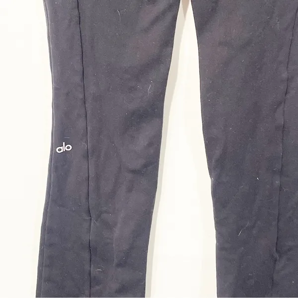 Alo Yoga Size Small‎ Seamless Black Pull On Flare Leg Pull On Yoga Pants - Image 3