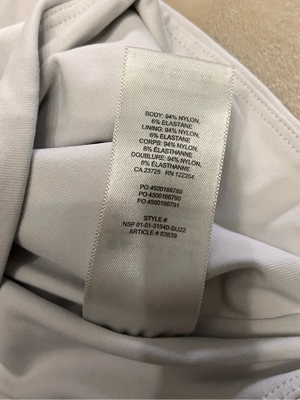 ARITZIA BABATON Turtle Neck Smoothing Tank Top White Sz XXS EUC - Image 4