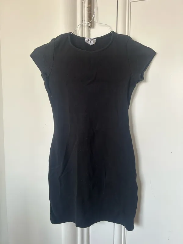 Princess Polly Classic Black Mini Dress - Image 5