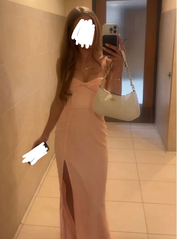 Revolve Katina Gown in Blush Pink - Image 2