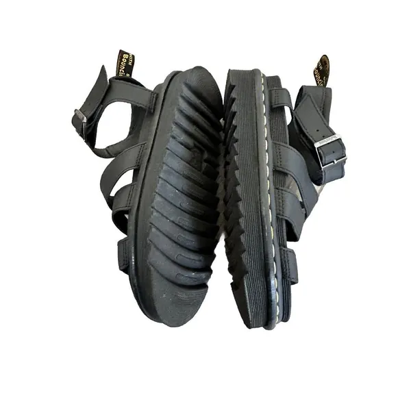 Dr. Martens Blaire Hydro sandals Black Leather Womens Sz 7 EUC - Image 7