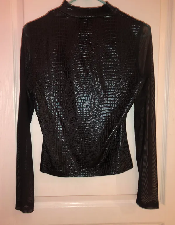 Mesh Shirt Black Size M - Image 2