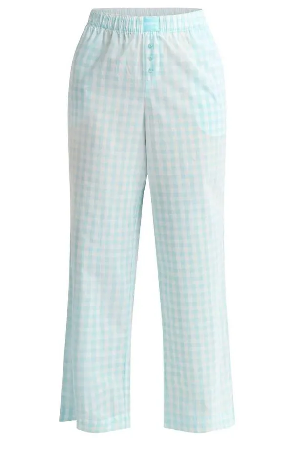 NWT Cotton Pajama Bottoms Blue Size M - Image 2