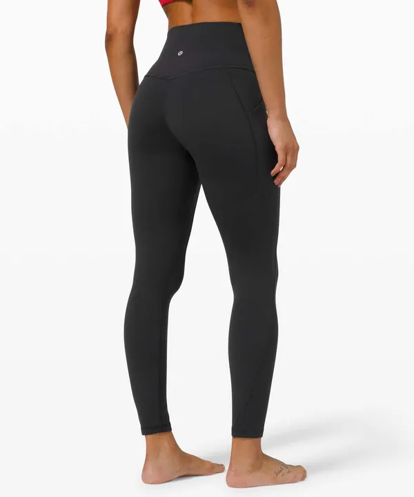 Black Lululemon Leggings Align 28" 4 - Image 2
