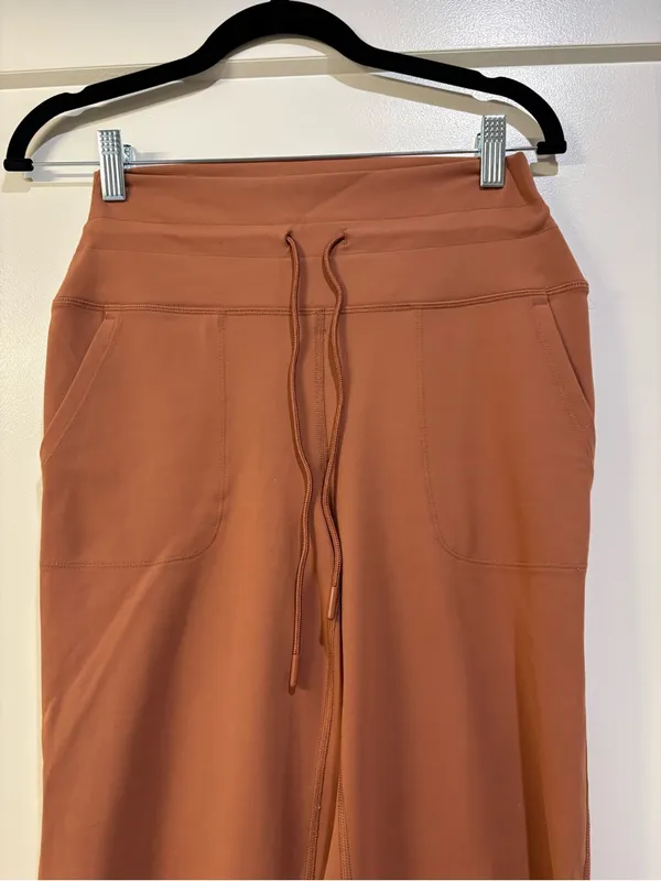 Avalanche Rust Brown Women's Wide-Leg Drawstring Pants Size Medium - Image 2