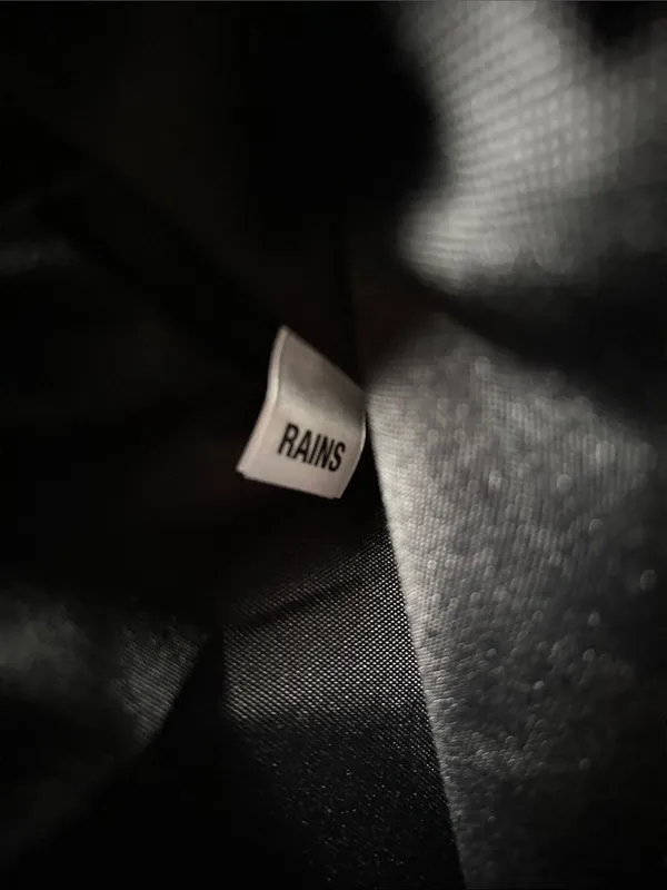 Rains Black Backpack Mini new without tags waterproof - Image 7