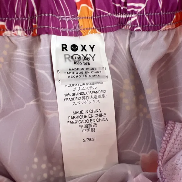 Roxy Bell Bottom Blooms No Bad Waves‎ Board Shorts Womens Small Floral NWT - Image 7
