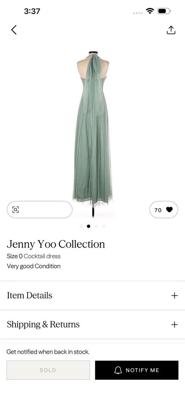 Jenny Yoo Collection Dress - Image 2
