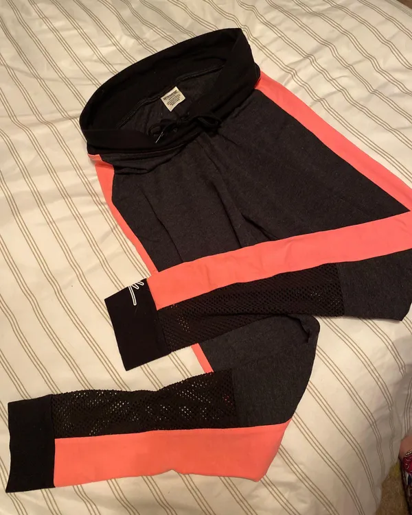 PINK Mesh Leggings - Image 3