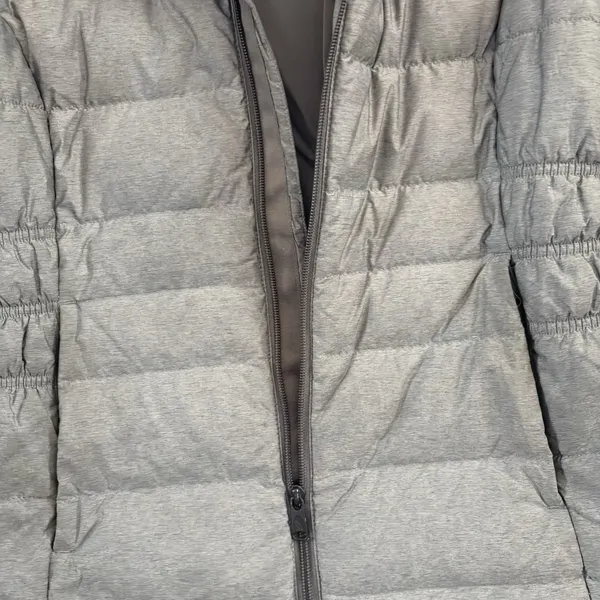 The North Face‎ Gotham Womens Goose Down Hooded Jacket Gray Medium - Image 4
