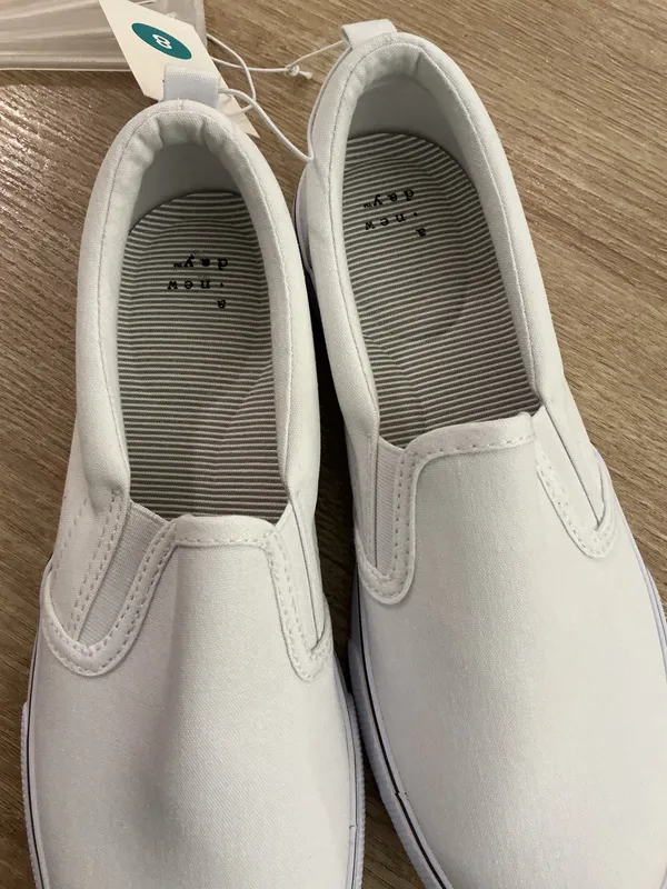 A New Day Canvas Sneakers White - Image 3