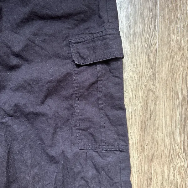 Volcom Women's Cargstone Pants Cargo 100% Cotton Brown Size 28 - Image 4