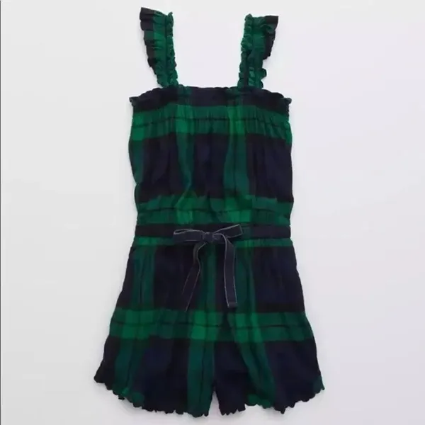 ✨ NWOT✨Aerie Flannel Romper✨ - Image 8