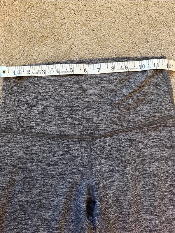 Lululemon Heather Gray High Rise Soft Active Leggings - Image 5